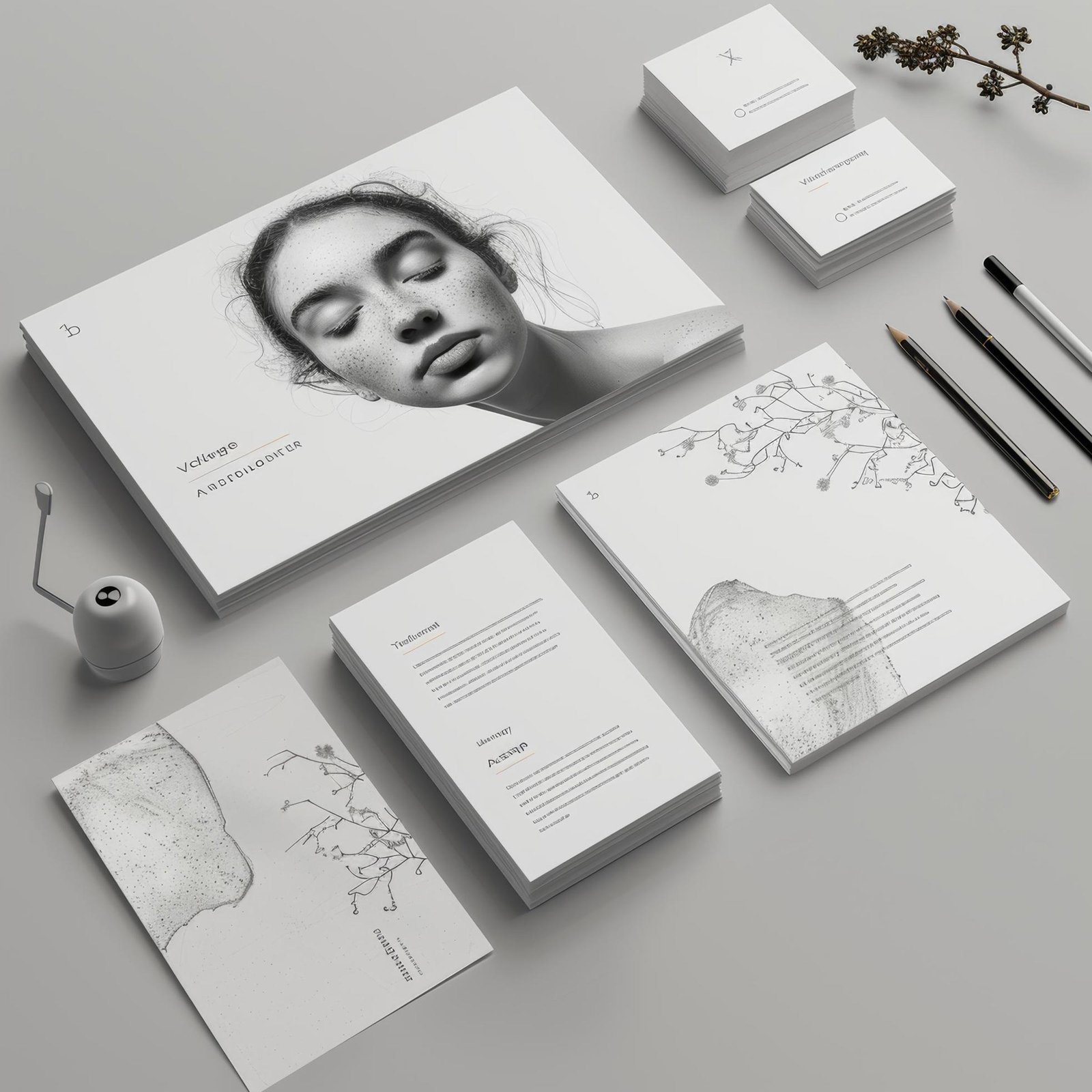 Brand identity project for business