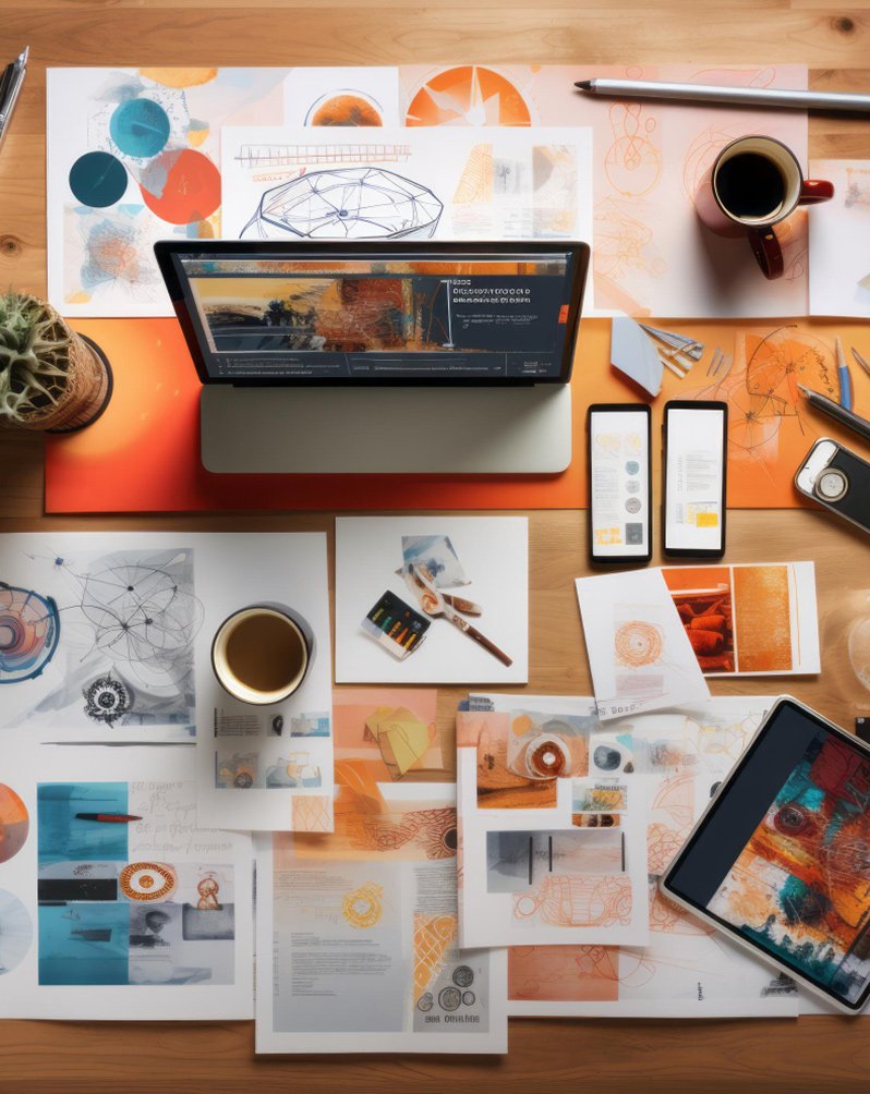 Creating web design branding and IT solutions