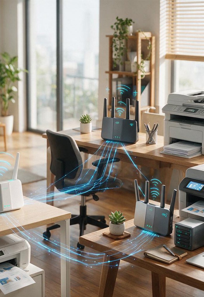 Office network setup and Wi-Fi configuration services